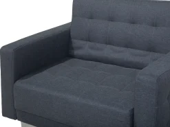 Sohvat<Beliani 5-Istuttava Sohvaryhma Kangas Tummanharmaa Aberdeen