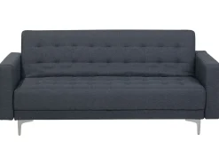 Sohvat<Beliani 5-Istuttava Sohvaryhma Kangas Tummanharmaa Aberdeen