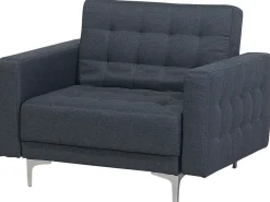 Sohvat<Beliani 5-Istuttava Sohvaryhma Kangas Tummanharmaa Aberdeen