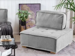 Sohvat<Beliani 4-Istuttava Sohvaryhma Kangas Harmaa Tibro