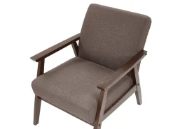 Sohvat<Beliani 6-Istuttava Sohvaryhma Kangas Ruskea Asnes