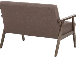 Sohvat<Beliani 6-Istuttava Sohvaryhma Kangas Ruskea Asnes