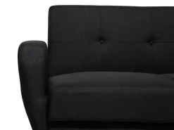 Fashion Beliani 6-Istuttava Sohvaryhma Kangas Musta Florli