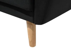 Fashion Beliani 6-Istuttava Sohvaryhma Kangas Musta Florli