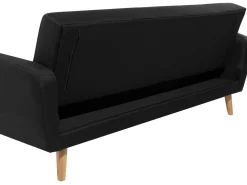 Fashion Beliani 6-Istuttava Sohvaryhma Kangas Musta Florli