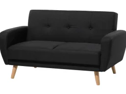 Fashion Beliani 6-Istuttava Sohvaryhma Kangas Musta Florli