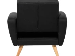 Fashion Beliani 6-Istuttava Sohvaryhma Kangas Musta Florli