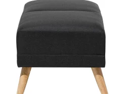 Fashion Beliani 6-Istuttava Sohvaryhma Kangas Musta Florli