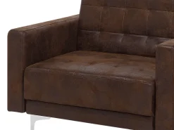 Sohvat<Beliani 5-Istuttava Sohvaryhma Keinonahka Ruskea Aberdeen