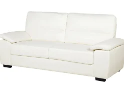 Sohvat<Beliani 5-Istuttava Sohvaryhma Keinonahka Kermanvalkoinen Vogar