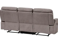 Sohvat<Beliani 6-Istuttava Sohvaryhma Manuaalisesti Saadettava Kangas Ruskeanharmaa Bergen