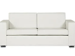 Sohvat<Beliani 6-Istuttava Sohvaryhma Nahka Valkoinen Helsinki