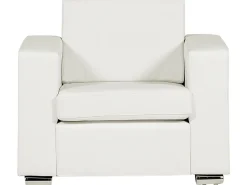 Sohvat<Beliani 6-Istuttava Sohvaryhma Nahka Valkoinen Helsinki