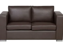 Sohvat<Beliani 6-Istuttava Sohvaryhma Nahka Ruskea Helsinki