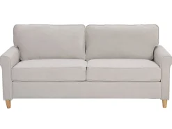 Sohvat<Beliani 5-Istuttava Sohvaryhma Sametti Vaalea Beige Ronneby