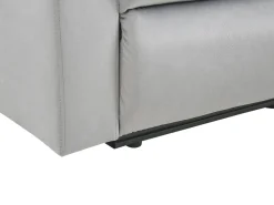 Sale Beliani 6-Istuttava Sohvaryhma Sametti Saadettava Vaaleanharmaa Verdal