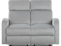 Sale Beliani 6-Istuttava Sohvaryhma Sametti Saadettava Vaaleanharmaa Verdal