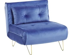 Sohvat<Beliani 3-Istuttava Sohvaryhma Sametti Laivastonsininen Vestfold