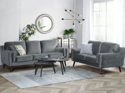 Best Beliani 2-Istuttava Tummanharmaa Sohva Lokka