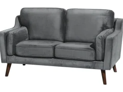 Best Beliani 2-Istuttava Tummanharmaa Sohva Lokka