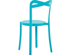 Flash Sale Beliani 2-Istuttava Turkoosi / Valkoinen Muovinen Bistrosetti Sersale / Camogli