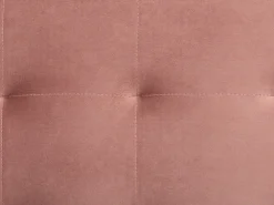 Cheap Beliani 5-Istuttava U-Kulmavuodesohva Sametti Vaaleanpunainen Aberdeen