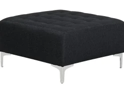 Sohvat<Beliani 6-Istuttava U-Kulmavuodesohva Ja Rahi Kangas Grafiitinharmaa Aberdeen