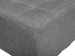 Outlet Beliani 6-Istuttava U-Kulmavuodesohva Kangas Vaaleanharmaa Aberdeen