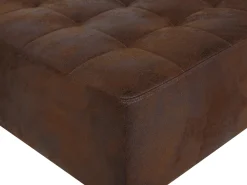 Store Beliani 6-Istuttava U-Kulmavuodesohva Ja Rahi Keinonahka Ruskea Aberdeen