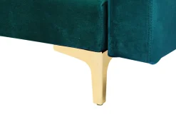 Sohvat<Beliani 6-Istuttava U-Kulmavuodesohva Ja Rahi Sametti Sinivihrea Aberdeen