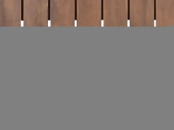 Outlet Beliani 2-Istuttava Ulkokulmasohva Sertifioitu Akaasia Tumma Puu Timor Ii