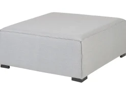 Cheap Beliani 7-Istuttava Ulkokulmasohva Ja Rahi Kangas Vasenk. Vaaleanharmaa Arezzo