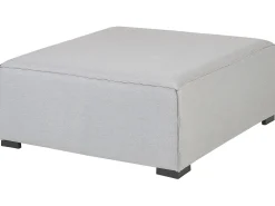 Ulkokalusteet<Beliani 7-Istuttava Ulkokulmasohva Ja Rahi Kangas Oikeak. Vaaleanharmaa Arezzo