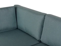 Cheap Beliani 5-Istuttava Ulkokulmasohvaryhma Alumiini Valkoinen/Vihrea Messina