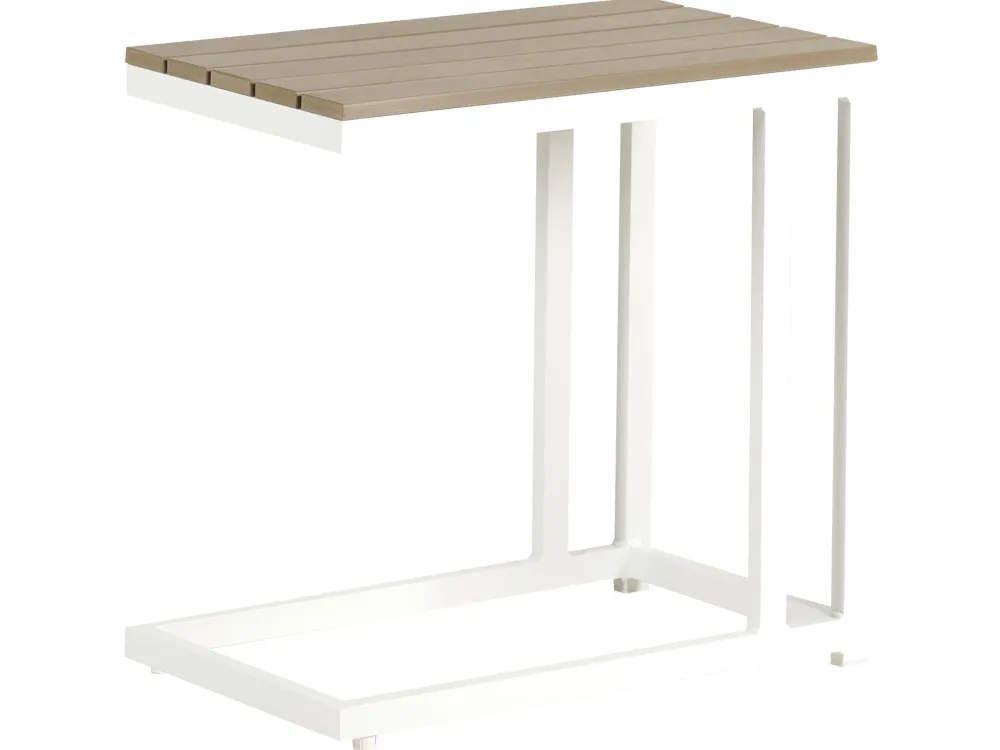 Cheap Beliani 5-Istuttava Ulkokulmasohvaryhma Alumiini Valkoinen/Vihrea Messina