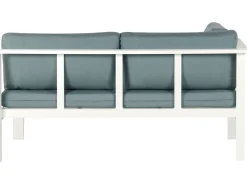 Cheap Beliani 5-Istuttava Ulkokulmasohvaryhma Alumiini Valkoinen/Vihrea Messina