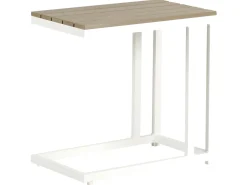 Cheap Beliani 5-Istuttava Ulkokulmasohvaryhma Alumiini Valkoinen/Beige Messina