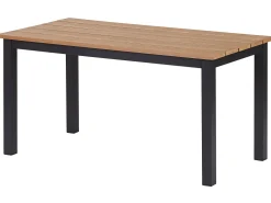 New Beliani 5-Istuttava Ulkokulmasohvaryhma Alumiini Musta/Harmaa Messina