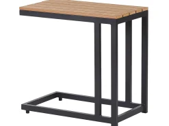 New Beliani 5-Istuttava Ulkokulmasohvaryhma Alumiini Musta/Harmaa Messina