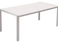 Ulkokalusteet<Beliani 6-Istuttava Ulkoruokailuryhma Alumiini Valkoinen Nardo