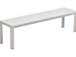 Ulkokalusteet<Beliani 6-Istuttava Ulkoruokailuryhma Alumiini Valkoinen Nardo