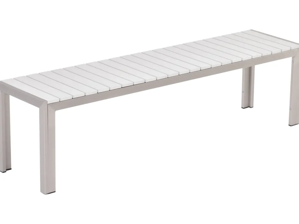 Ulkokalusteet<Beliani 6-Istuttava Ulkoruokailuryhma Alumiini Valkoinen Nardo