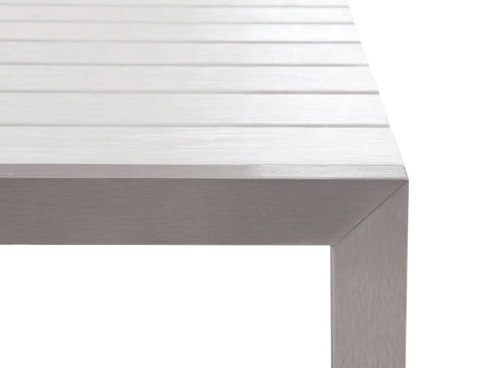 Ulkokalusteet<Beliani 6-Istuttava Ulkoruokailuryhma Alumiini Valkoinen Nardo