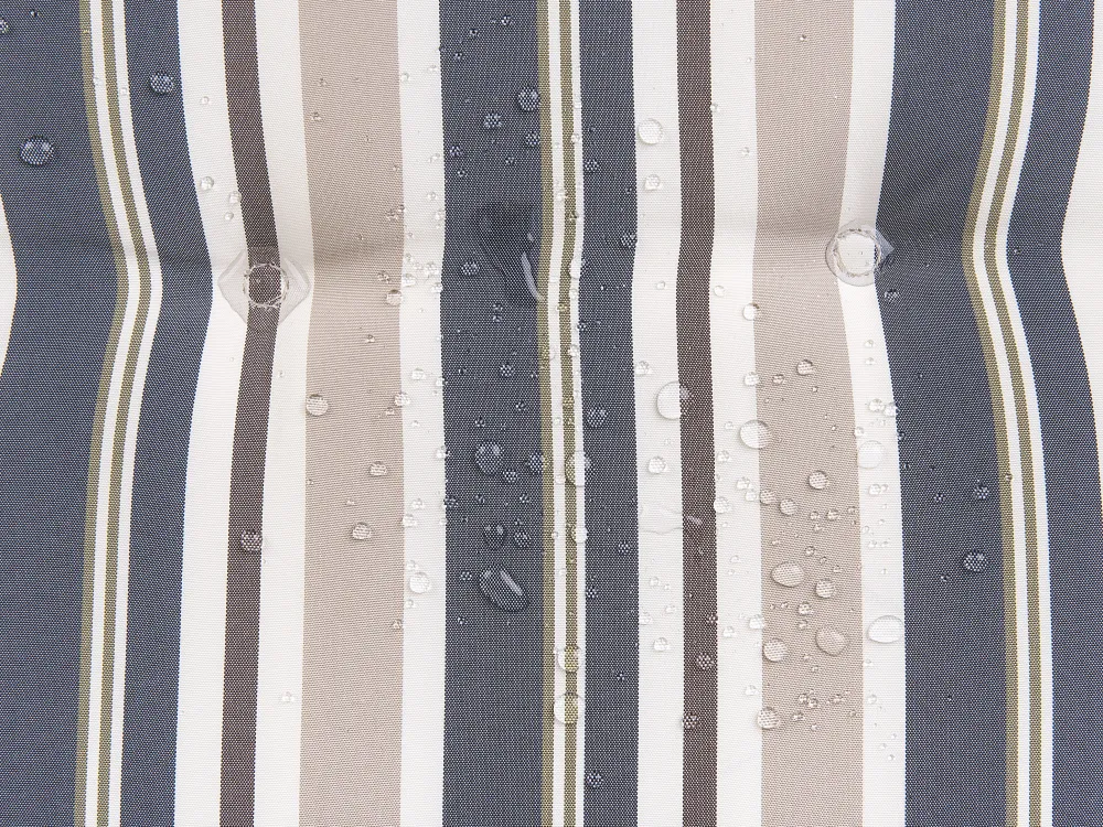 Ulkokalusteet<Beliani 8-Istuttava Ulkoruokailuryhma Akasiapuu Beige/Sininen Maui