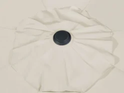 Ulkokalusteet<Beliani 4-Istuttava Ulkoruokailuryhma Aurinkovarjolla Teras Vaaleansininen Calvi