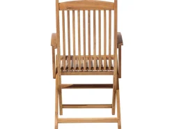 Sale Beliani 8-Istuttava Ulkoruokailuryhma Akasiapuu Vaalea Puu Maui