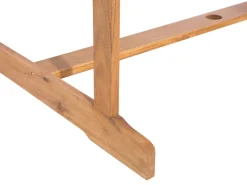 Sale Beliani 8-Istuttava Ulkoruokailuryhma Akasiapuu Vaalea Puu Maui