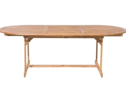 Sale Beliani 8-Istuttava Ulkoruokailuryhma Akasiapuu Vaalea Puu Maui