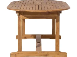 Sale Beliani 8-Istuttava Ulkoruokailuryhma Akasiapuu Vaalea Puu Maui