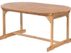 Sale Beliani 8-Istuttava Ulkoruokailuryhma Akasiapuu Vaalea Puu Maui